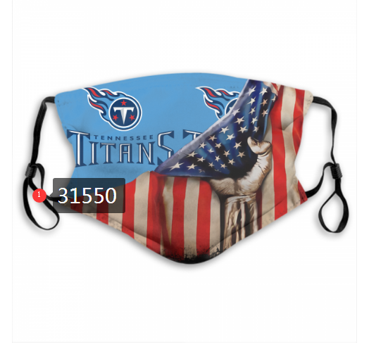 NFL 2020 Tennessee Titans #36 Dust mask with filter